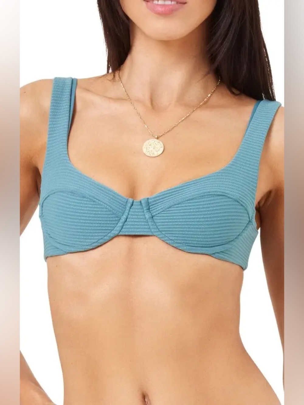 L*Space Nikita Underwire Bikini Top - Slated Glass